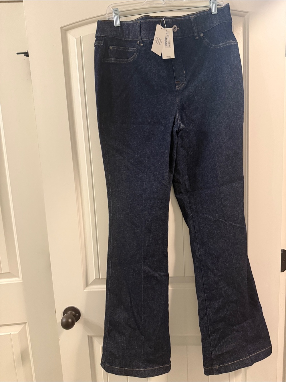 SPANX Dark Blue Flare Jeans